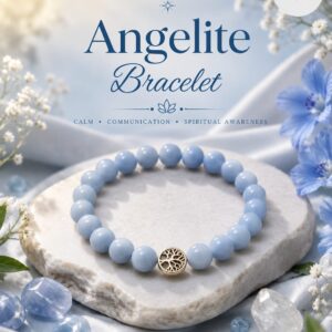 Home angelite bracelet