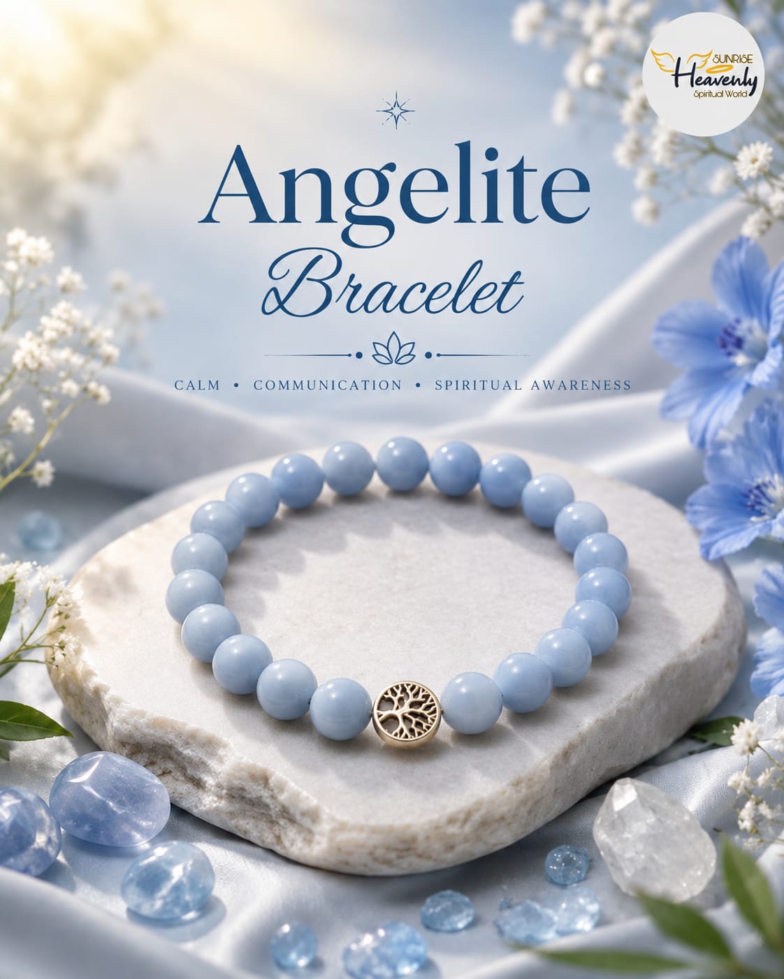 angelite bracelet angelite bracelet