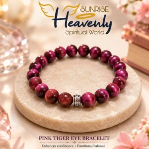 Home pink tiger eye bracelet